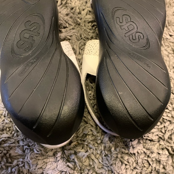 SAS TRIPAD COMFORT ORTHOPEDIC WHITE & SILVER SANDAL SIZE 8 - Picture 5 of 7